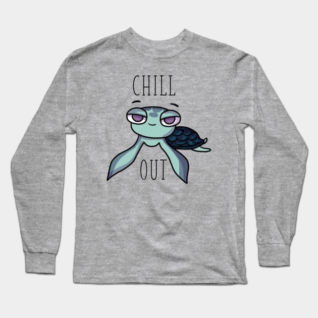 Chill Out Long Sleeve T-Shirt by katidoodlesmuch